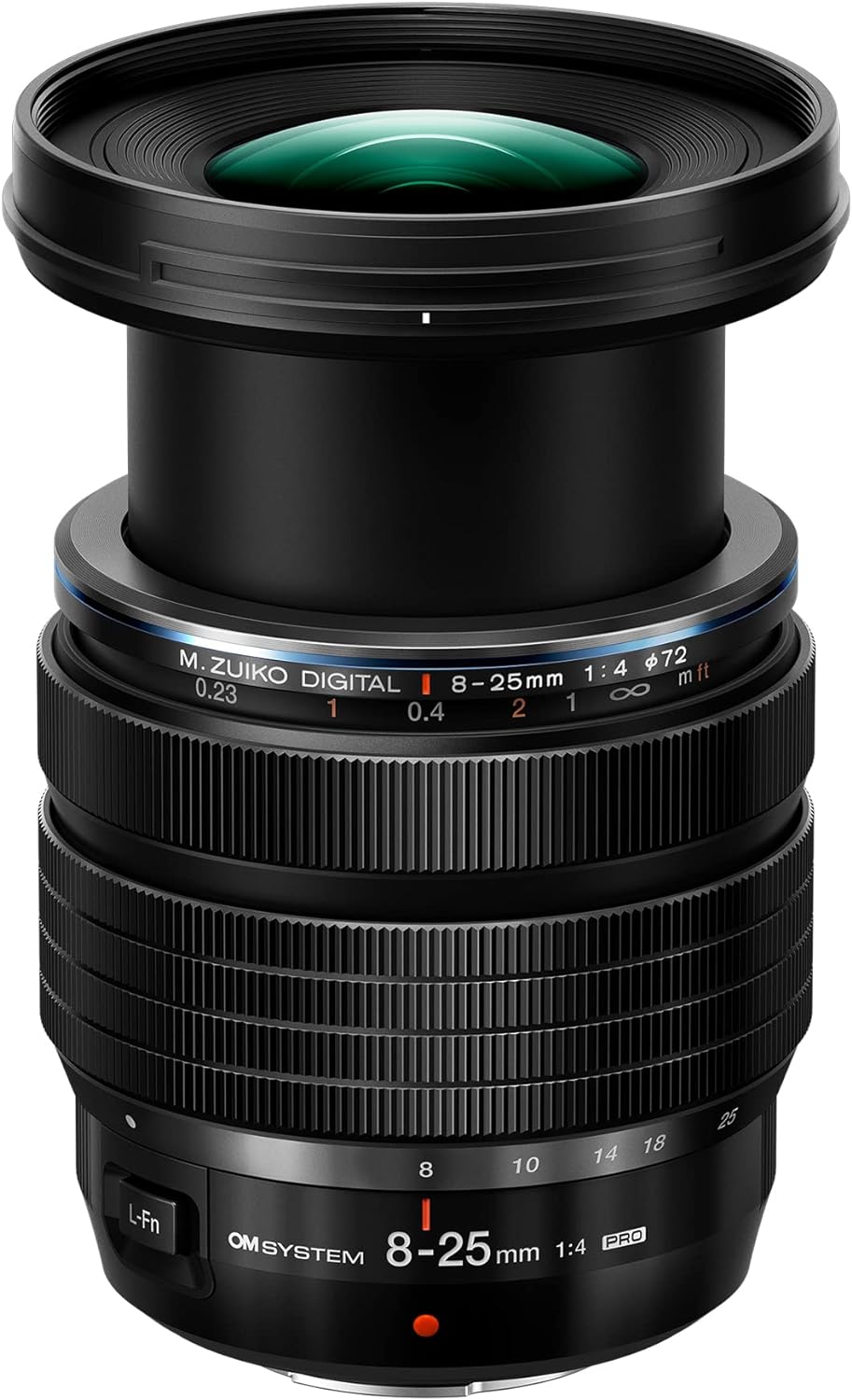 Olympus M.Zuiko Digital ED 8-25mm F4.0 PRO, Weitwinkel-Zoomobjektiv, geeignet für alle Micro-Four-Th