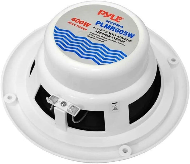 2 PLMR605W nautische Marinelautsprecher 2-Wege-System 200 Watt rms 400 Watt max 16,5 cm 165 mm 6,5"