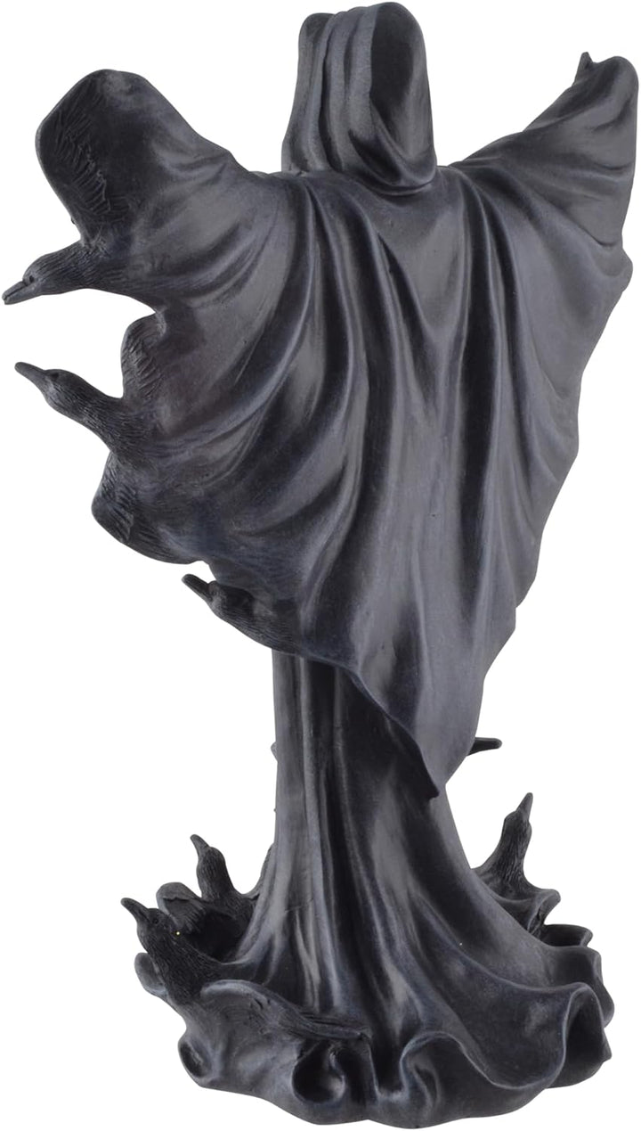VOGLER Joh. Vogler GmbH Grim Reaper aus dessen Umhang Raben entweichen, aus Kunststein angefertigt u