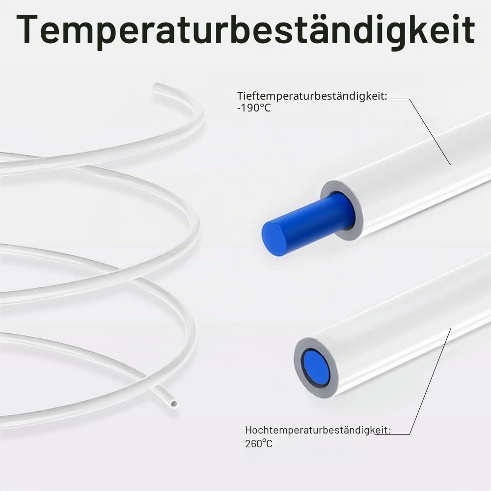 Creality Offizielle PTFE Schlauch PTFE Teflon Tube 1m Teflonschlauch Zubehör für 1.75mm Filament for