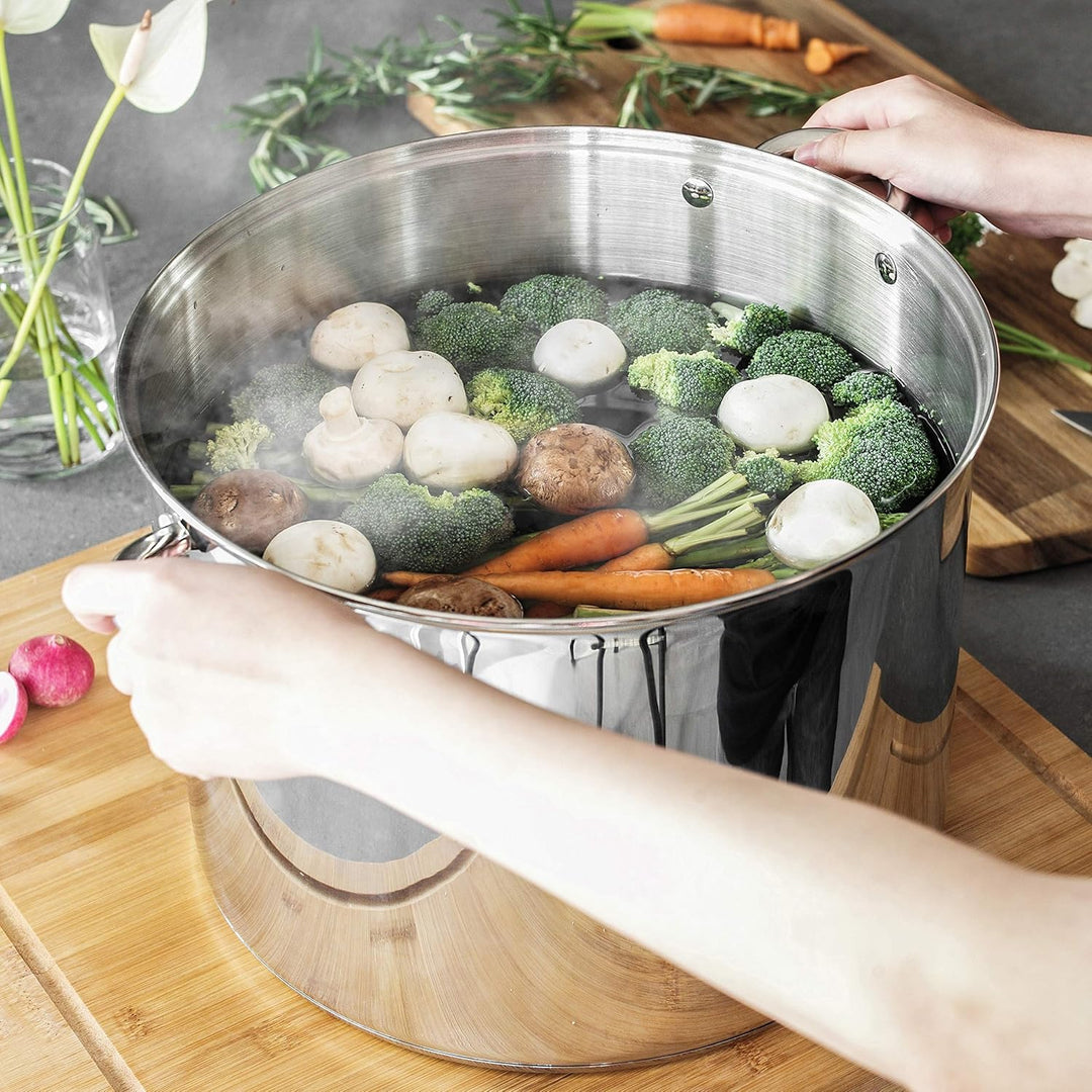 Ribelli Kochtopf Topf für ca. 20L - als Gulaschkessel, Suppentopf, Spargeltopf oder Sossentopf Geeig