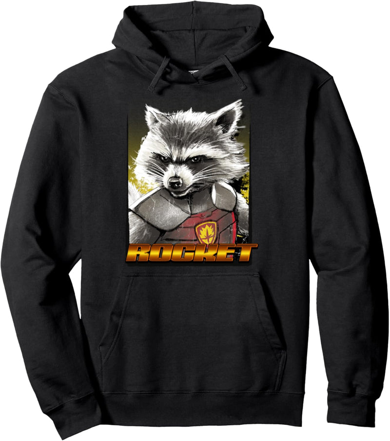 Marvel Rocket Guardians of the Galaxy Glare Pullover Hoodie