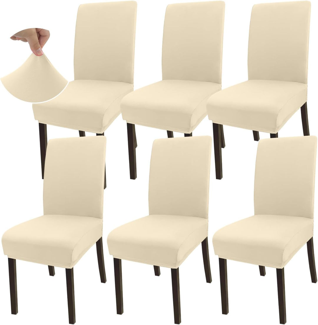 Granbest Super Dehnbar Essen Stuhlhusse, Universal Mikrofaser Parson Essen Stuhlhussen 6er Set, Abne