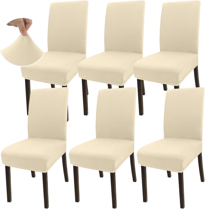 Granbest Super Dehnbar Essen Stuhlhusse, Universal Mikrofaser Parson Essen Stuhlhussen 6er Set, Abne