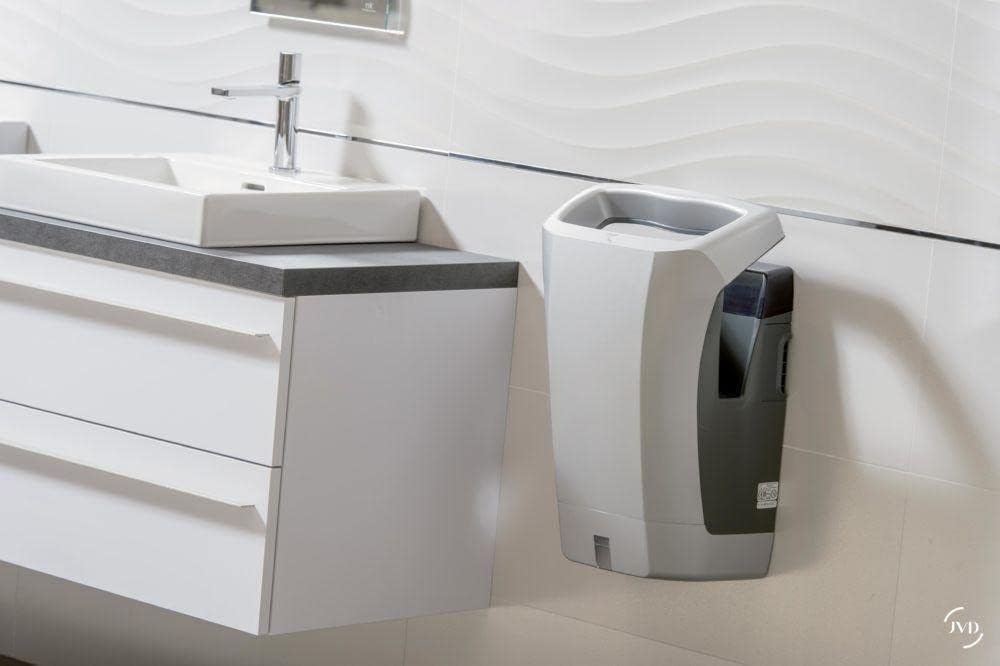 JVD - Sèche-Mains - Sèche-Mains automatique JVD Collection STELL'AIR air pulsé Blanc