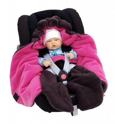 ByBoom Baby Winter-Einschlagdecke "Das Original mit dem Bären", Universal für Babyschale, Autositz,