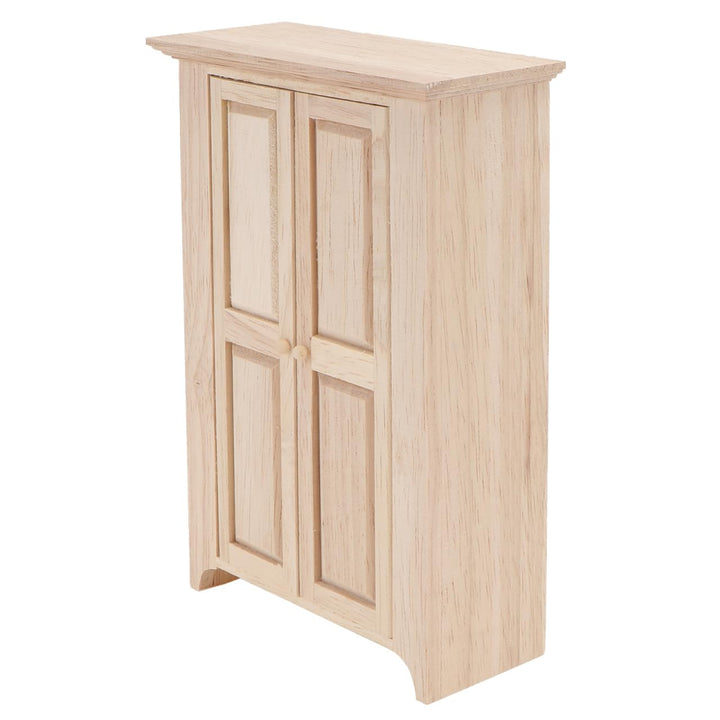 Yardwe Puppenhaus Kleiderschrank Holz, 11.3 x 5.6 x 16.6 cm, Synthetischem Material, Miniatur MöBel