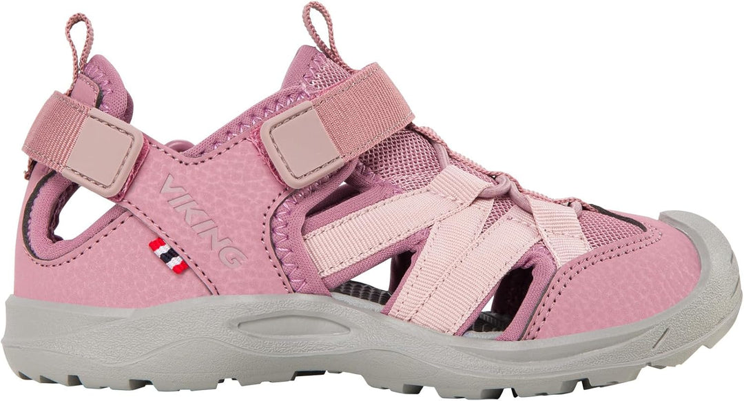 Viking Unisex Kinder Adventure Sandal 30 EU Weit Pink Dusty Pink, 30 EU Weit Pink Dusty Pink