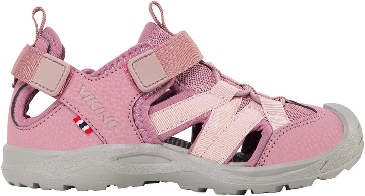 Viking Unisex Kinder Adventure Sandal 30 EU Weit Pink Dusty Pink, 30 EU Weit Pink Dusty Pink