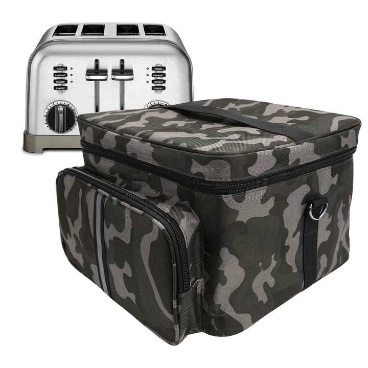 Toaster-Aufbewahrungstasche, kompatibel mit 4-Scheiben-Toastern, tragbare Toaster-Aufbewahrungstasch