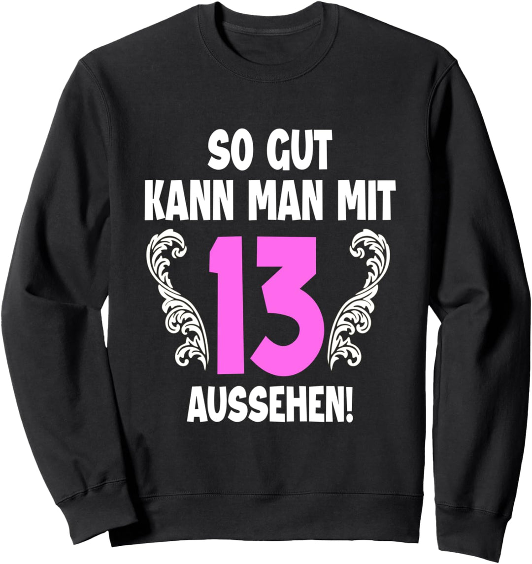 13 Jahre Tshirt Frauen Jahrgang 2009 Geboren 13. Geburtstag Sweatshirt