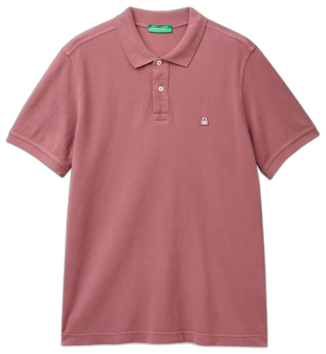 United Colors of Benetton Herren Poloshirt M/M 3089j3179 Polohemd S Violett, S Violett
