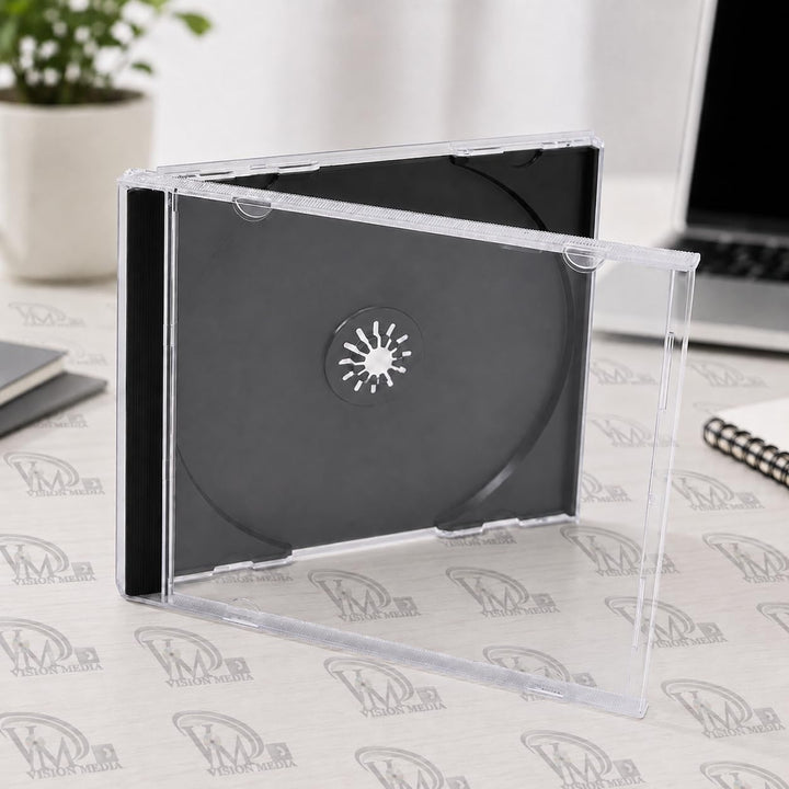 25 CD Jewel Case (montiert) STANDARD Schwarz