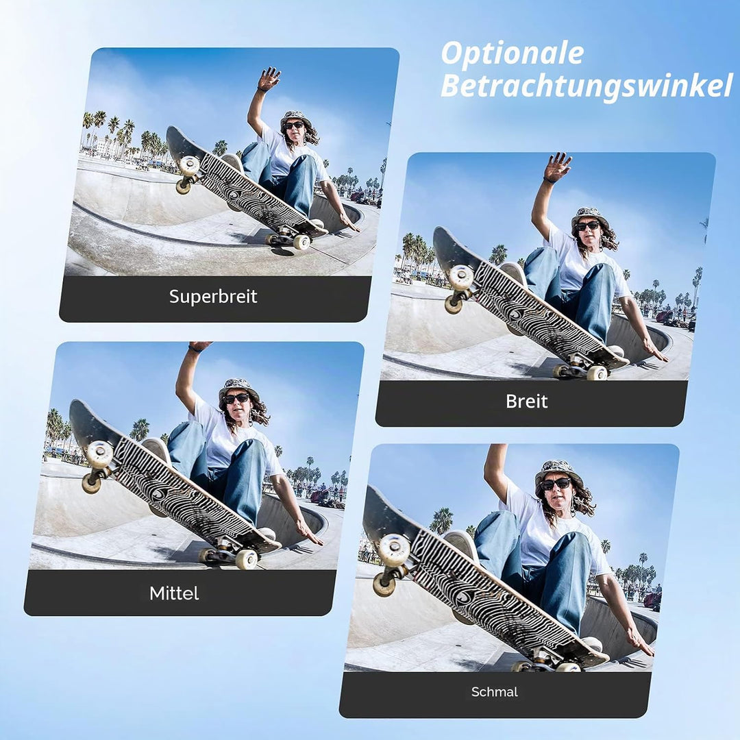 AKASO Brave 4 Pro Action Cam 4K 40M mit U3-Speicherkarte 256 GB, Kamera 20 MP WiFi 170 ° Weitwinkel