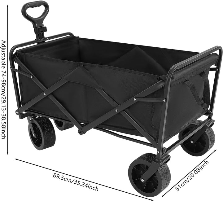 Zusammenklappbarer Strandwagen Tragkraft Von 115 | Kgrobuster Zusammenklappbarer TransportwagenMit V