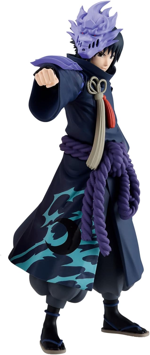 BANPRESTO, Sasuke Uchiha Naruto Shippuden Actionfigur (Animation 20Th Anniversary Costume), 16 cm, M