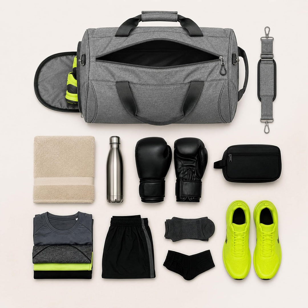 Sporttasche &amp; Reisetasche für Damen und Herren mit Nassfach &amp; Schuhfach - Sporttaschen für Sport &amp; R