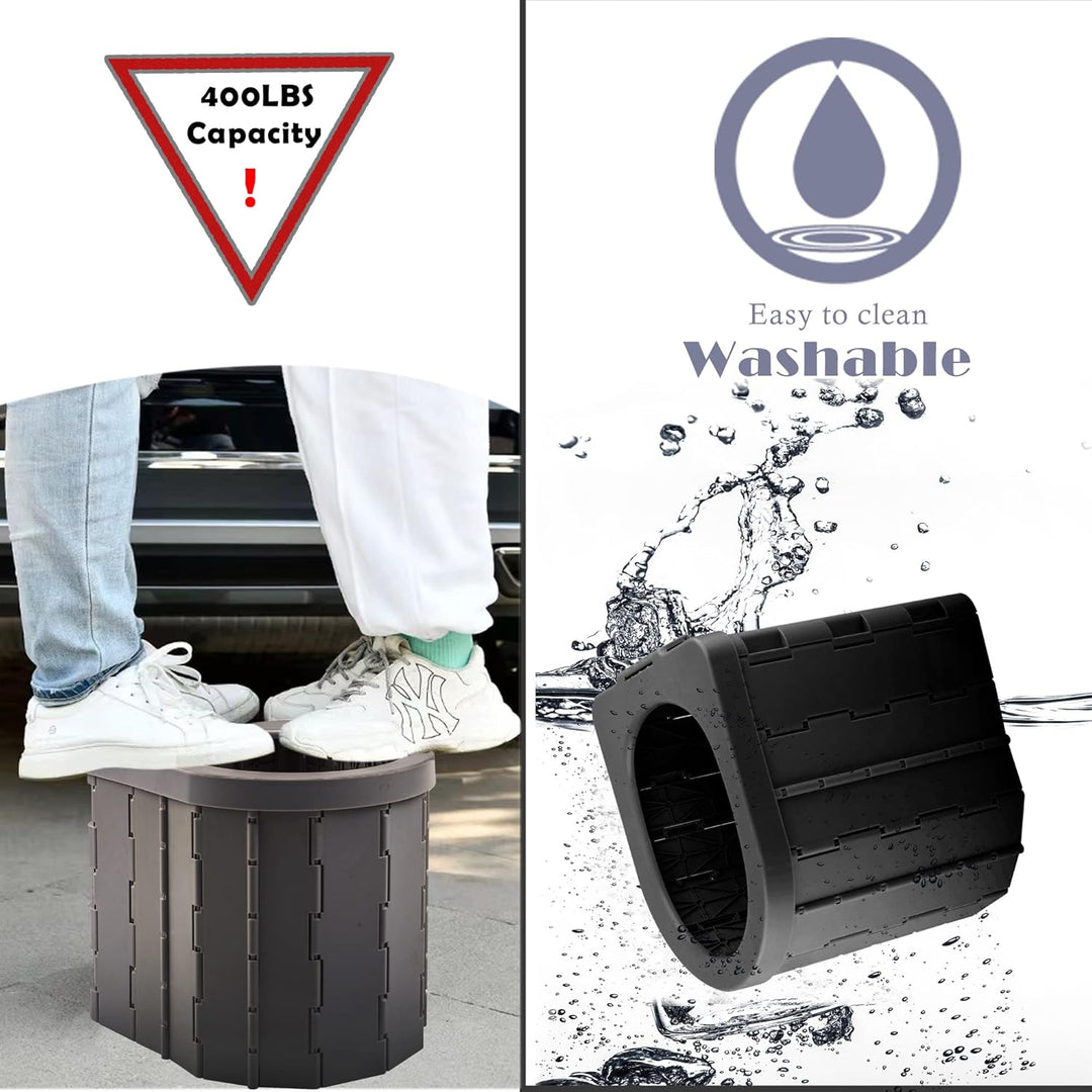 Campingtoilette, KINSPORY Mobile Toilette, Trenntoilette,Tragbare Toilette für Draussen oder Drinnen