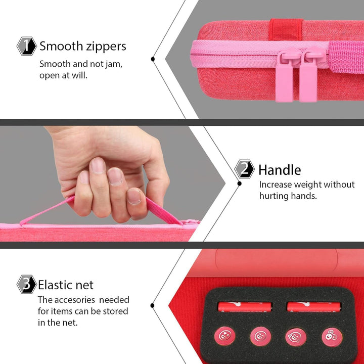 co2CREA case Harte reiseschutzhülle Etui Tasche für Logitech POP Keys/POP ICON Keys Mechanische kabe