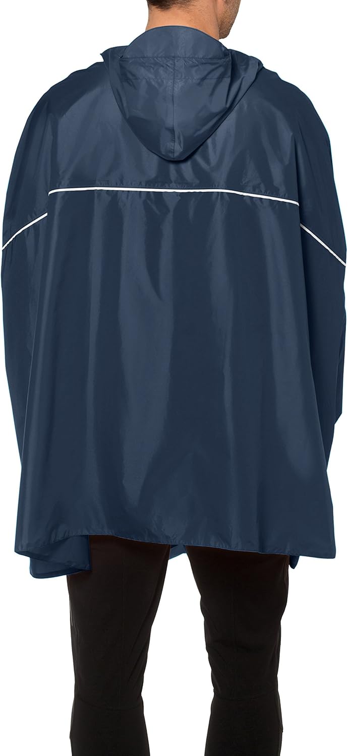 VAUDE Regenponcho Valdipino Poncho - Damen und Herren wasserdicht - Outdoorponcho Regenschutz mit in