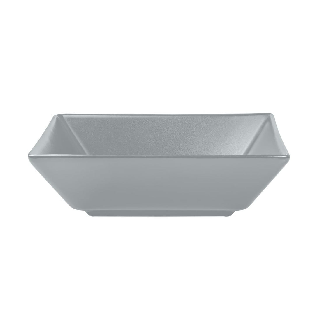 METRO Professional Suppenschale Macario, Steinzeug, 17 x 17 x 10.5 cm, rechteckig, grau, 6 Stück
