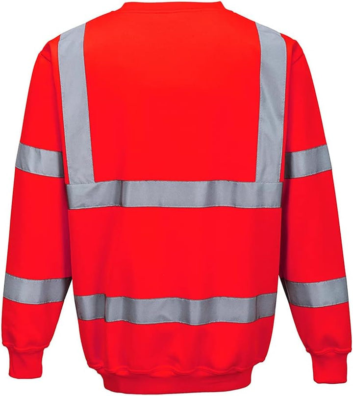 Hi-Vis Sweatshirt Color: Red Talla: XXL XXL rot, XXL Rot