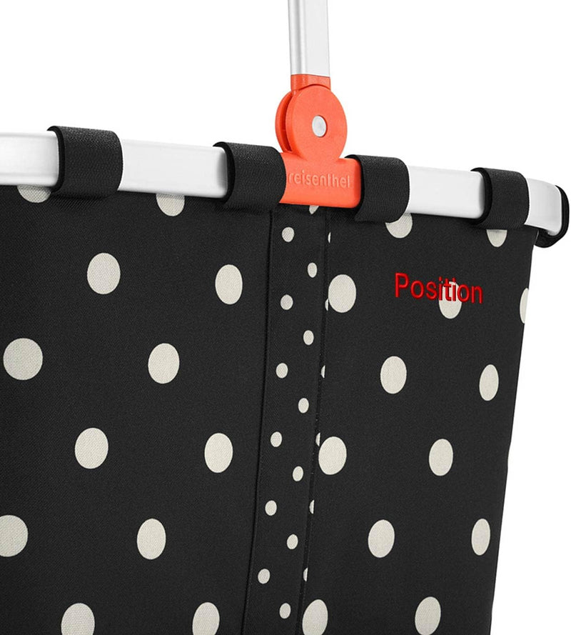 reisenthel carrybag Mixed Dots - Stabiler Einkaufskorb mit viel Stauraum und praktischer Innentasche