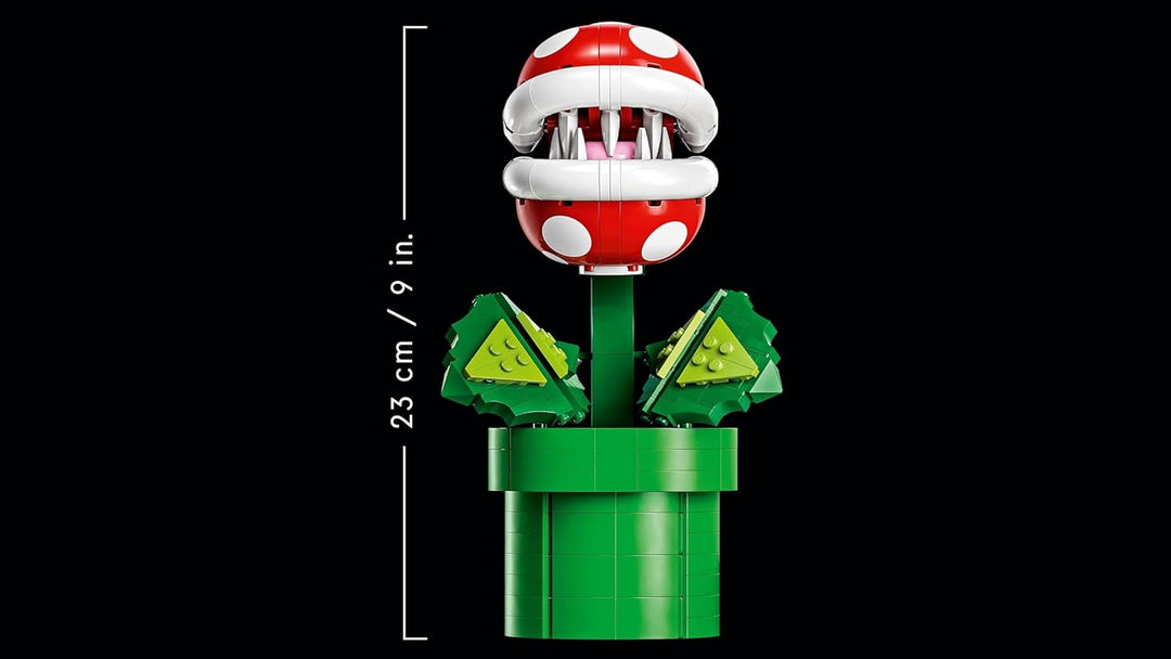 LEGO Super Mario 71426 Piranha-Pflanze, bewegliche Figur mit Röhre und 2 Teilen, Modell für Erwachse