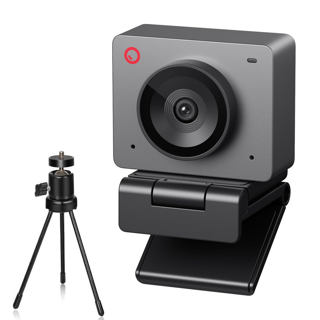 OBSBOT Meet SE 1080P 100FPS Webcam für PC, USB-Webcam mit AI-Tracking, Mikrofon, Stativ, gestaffelte