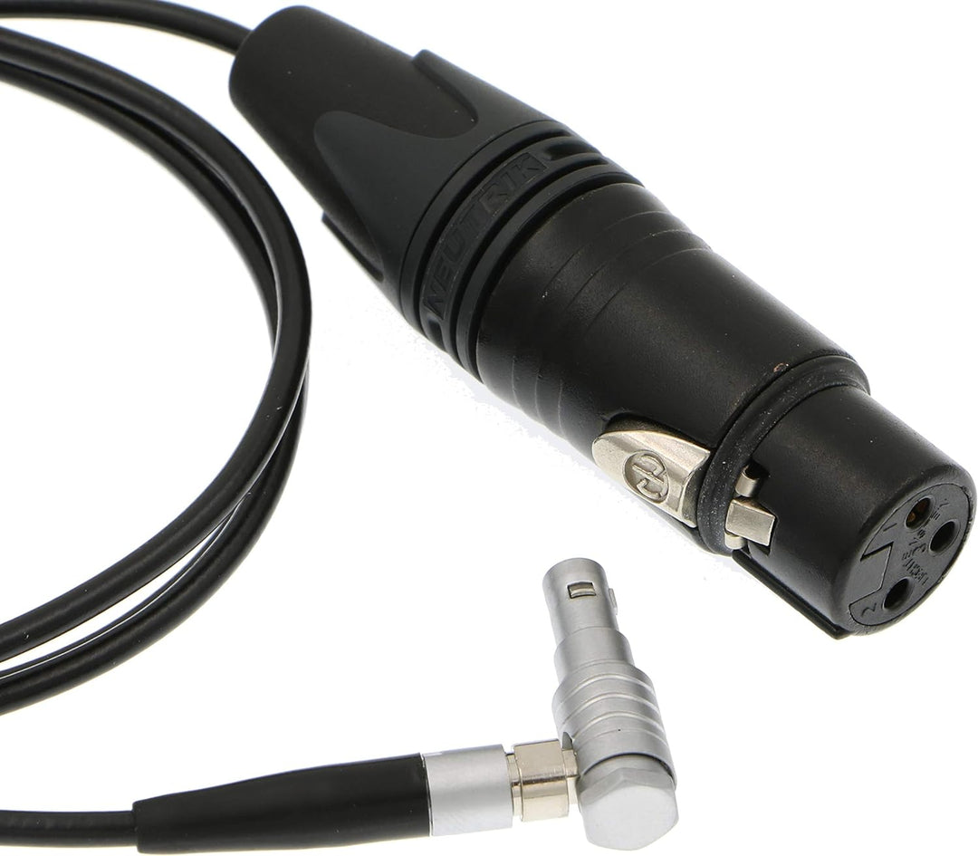 Alvin's Cables 5 Pin 00B Stecker auf XLR 3 Pin Buchse Kabel für Arri Alexa Mini Audio 1M Gerade 5 Pi