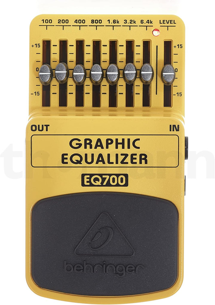 Behringer EQ700 Ultimativer 7-Band-Grafik-Equalizer GRAPHIC EQUALIZER EQ700 Single, GRAPHIC EQUALIZE