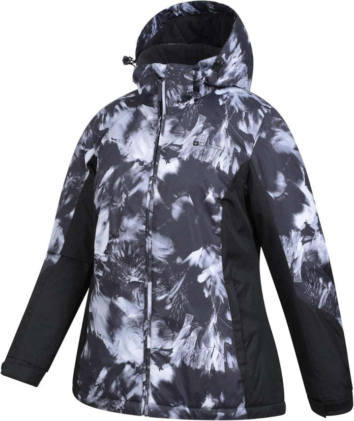 Mountain Warehouse Damenskijacke und -hosenset – Wattierte Isolierung, Schneefang, Reissverschlussta