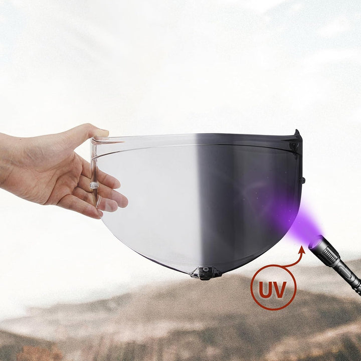 PSLER Helmvisier für K6 K6s - Helmgesichtsschutz Getöntes Visier Motorradhelm Zubehör Ersatz für K6