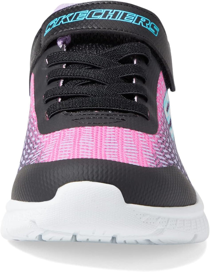 Skechers Girl's 303532l Nvmt Trainers 29 EU Black Mesh Multi Trim, 29 EU Black Mesh Multi Trim