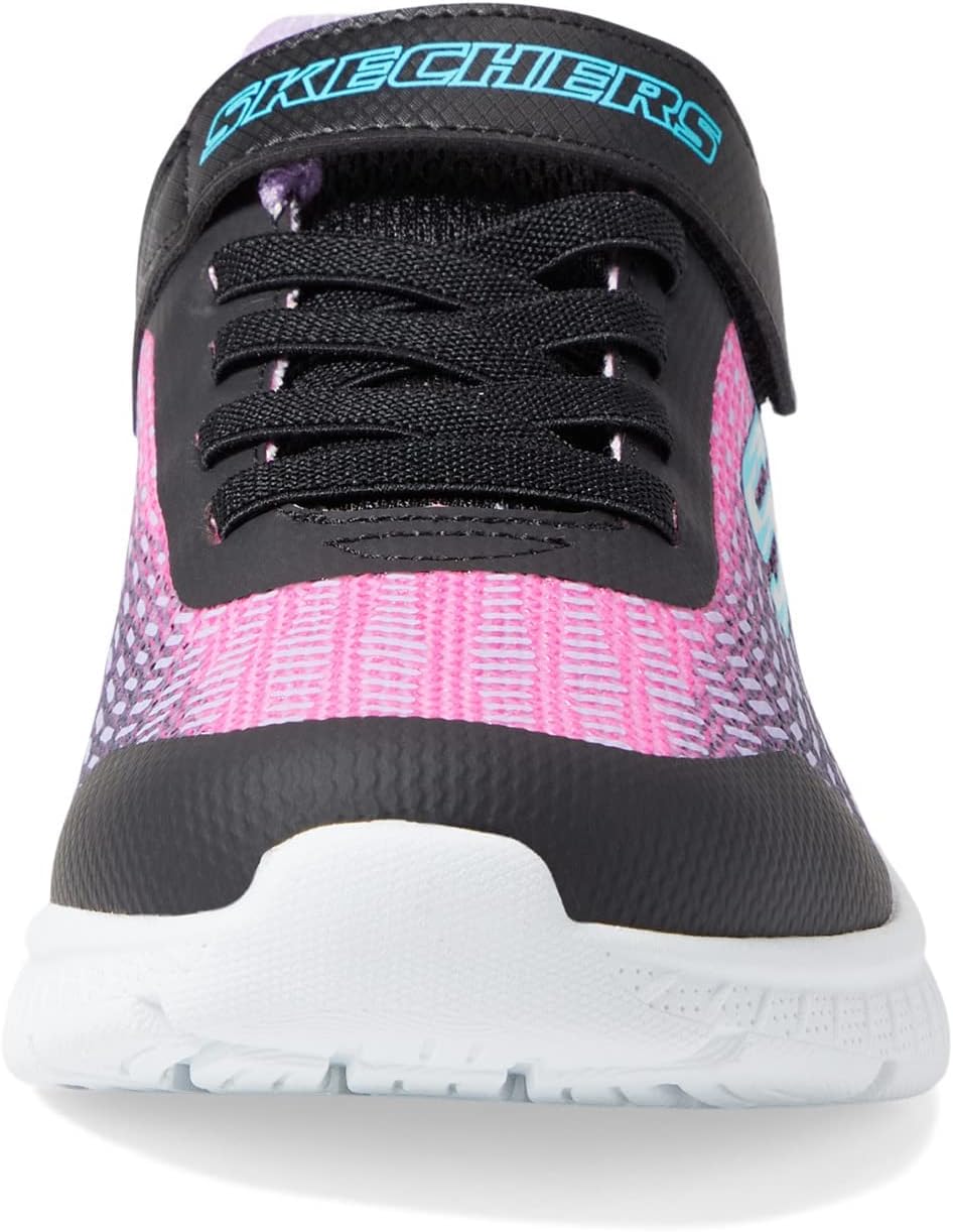 Skechers Girl's 303532l Nvmt Trainers 27 EU Black Mesh Multi Trim, 27 EU Black Mesh Multi Trim