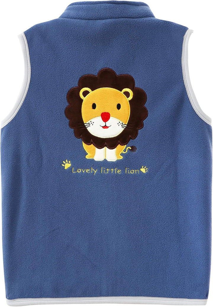 Camilife Baby Kleinkind Kinder Jungen Mädchen Polar Fleece Weste Stehkragen Reissverschluss Fleecewe