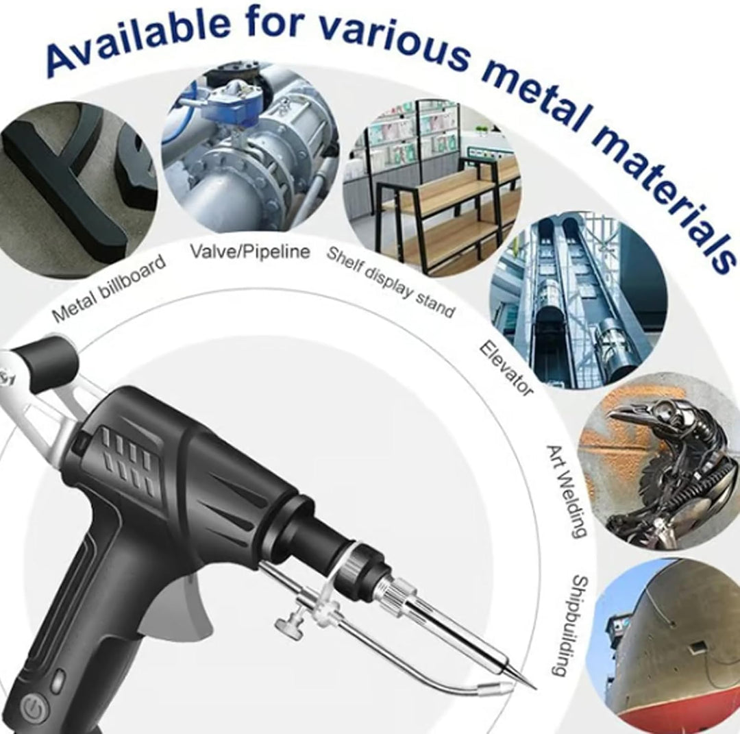 Internally Heated Industrial Laser Welding Tools, Multi-Function Soldering Iron Soldering Gun Set, A