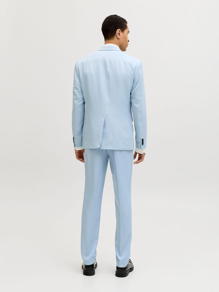 JACK & JONES Male Einreihiger Blazer und Hose JPRCOSTA Super Slim Fit Anzug 46 Cashmere Blue, 46 Cas