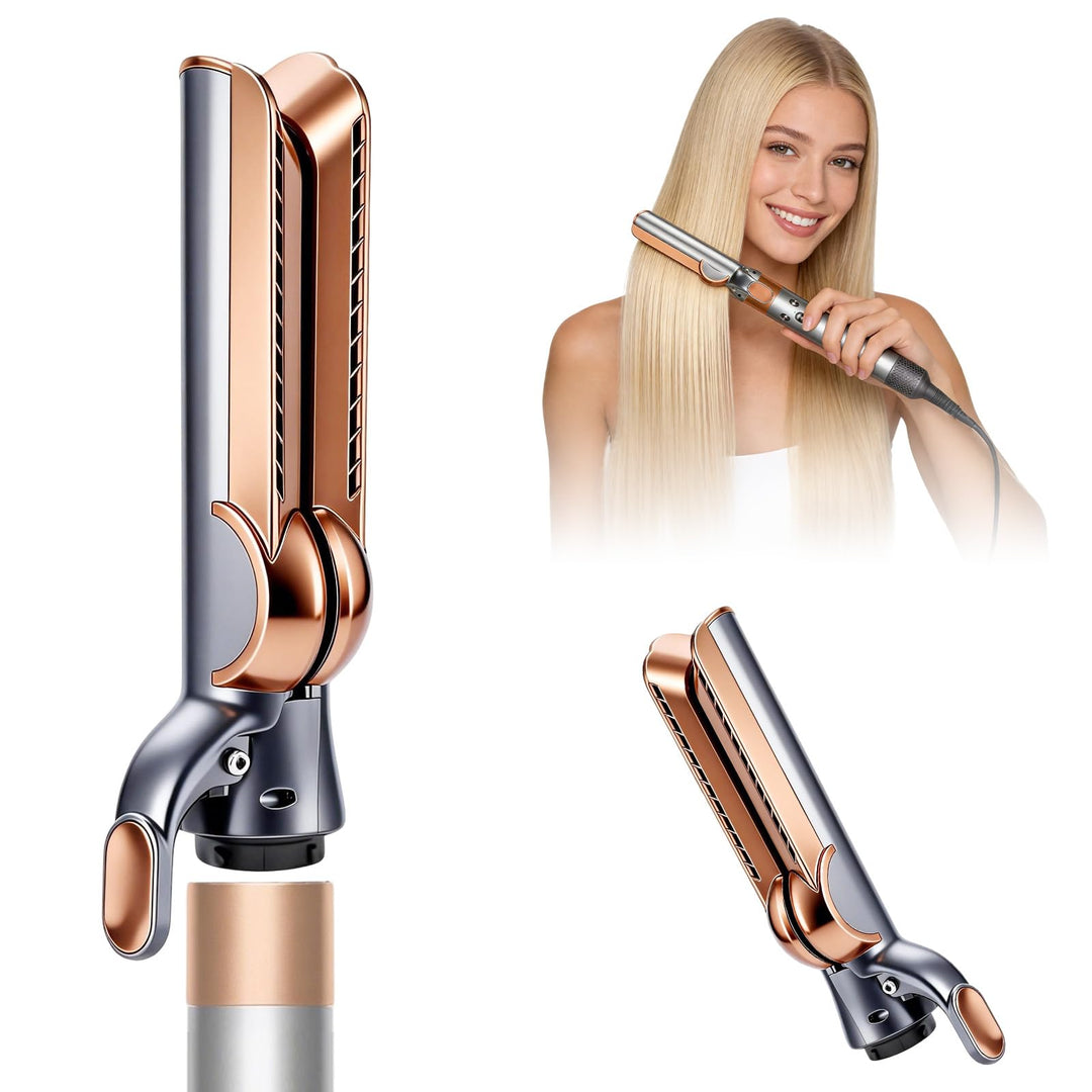 Haarglätter Aufsatz für Airwrap Kompatibel mit HS01/HS05/HS08, Glätteraufsätze mit Airflow Technolog