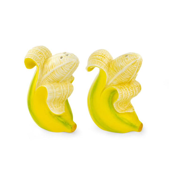 DONKEY Banana Romance Salt & Pepper, Salz- und Pfefferstreuer Set in Bananen-Form, 2 Stück