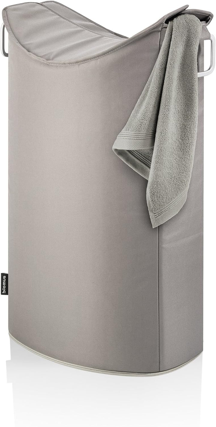 blomus Wäschesammler -FRISCO- Wäschekorb 65 Liter Taupe Taupe Single, Taupe Single