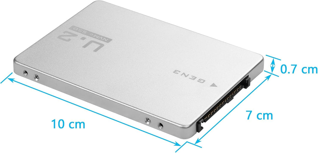 GINTOOYUN 2 in 1 Combo M.2 NVME/NGFF auf U.2 (SFF-8639) Adapterkarte - PCI-E NVME (M Key)/SATA (B Ke