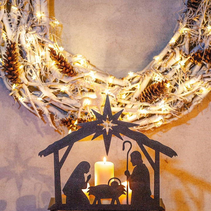 Kapaga - Weihnachtskrippe - Weihnachten - Krippe - Schmuck Schwarz 2, Schwarz 2