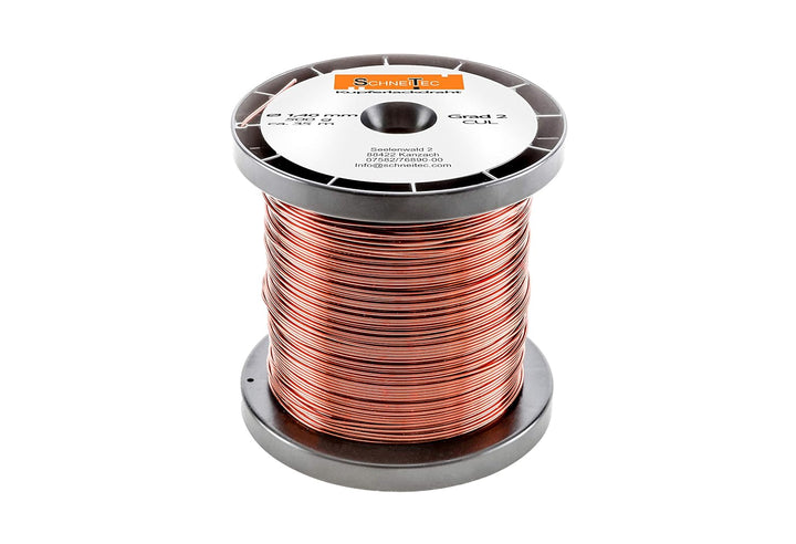 Kupferlackdraht W210 Ø 1,40 mm 500 g CU Lackdraht Grad 2 CUL Kupferdraht Gewicht 500 Gramm Durchmess