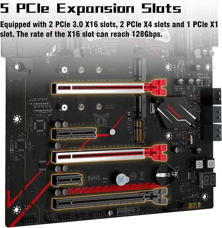 MACHINIST X99 Computer-Motherboards, LGA 2011-V3 (Intel Core i7 5./6. Generation) ATX Server Motherb