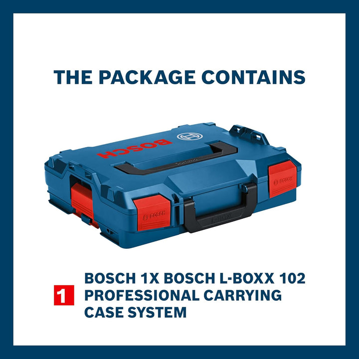 Bosch Professional Koffersystem L-BOXX 102 (Ladevolumen: 9,9 Liter, max. Belastung: 25 kg, Gewicht: