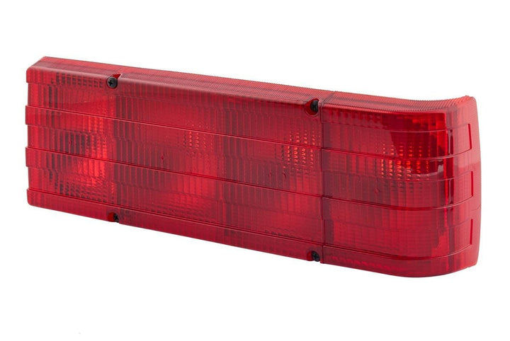 HELLA - Heckleuchte - Glühlampe - 12V - Einbau/geschraubt - Lichtscheibenfarbe: rot - Stecker: Flach