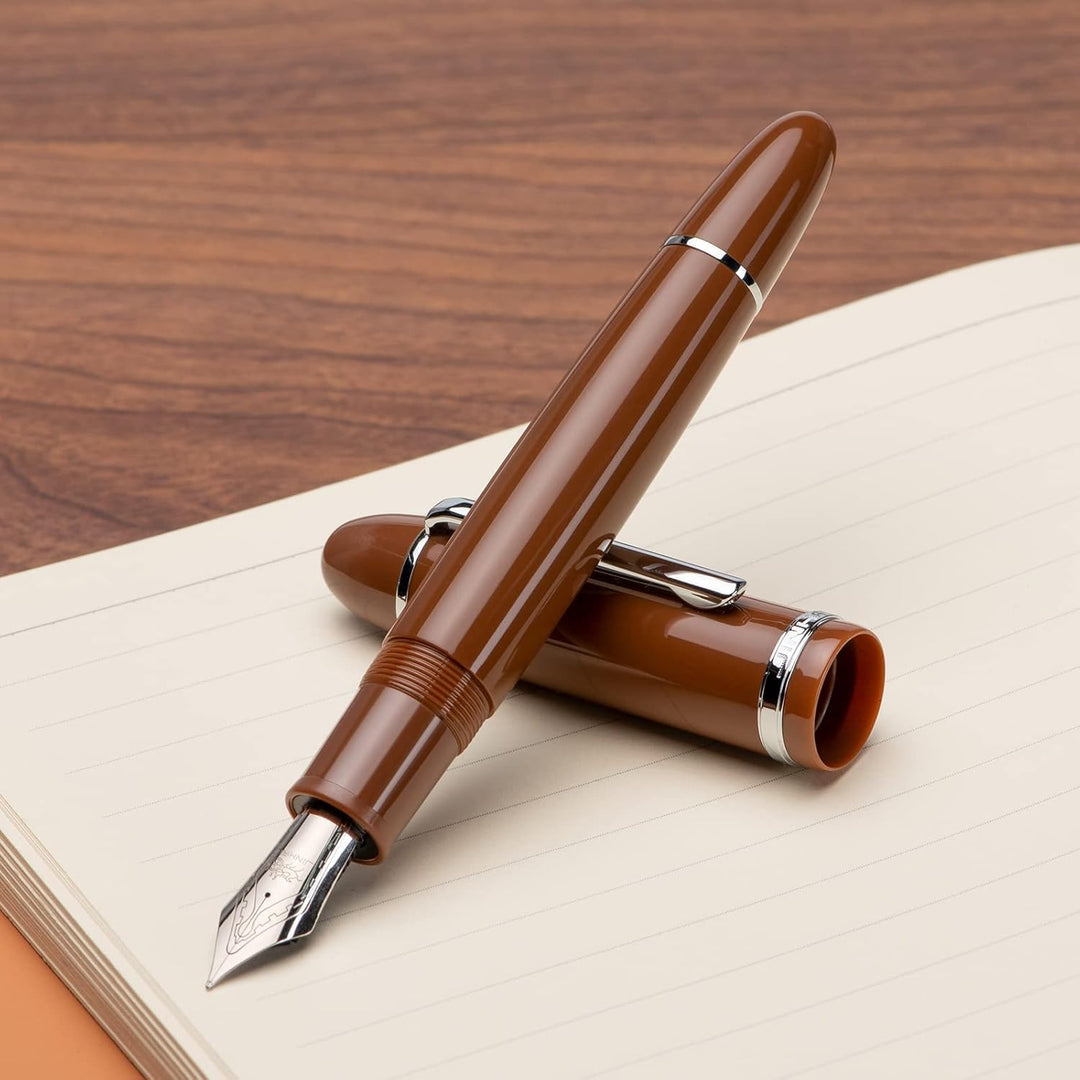 Jinhao X159 Acryl-Füllfederhalter-Set, Grösse 8, extra feine Spitze, klassisches Design, glatter Sch