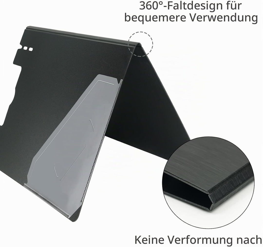URbantin A4 Klemmbrett Ordner,Faltbare A4-Klemmbretter mit Tasche,10 Stück A4 Klemmbretter,Klemmbret