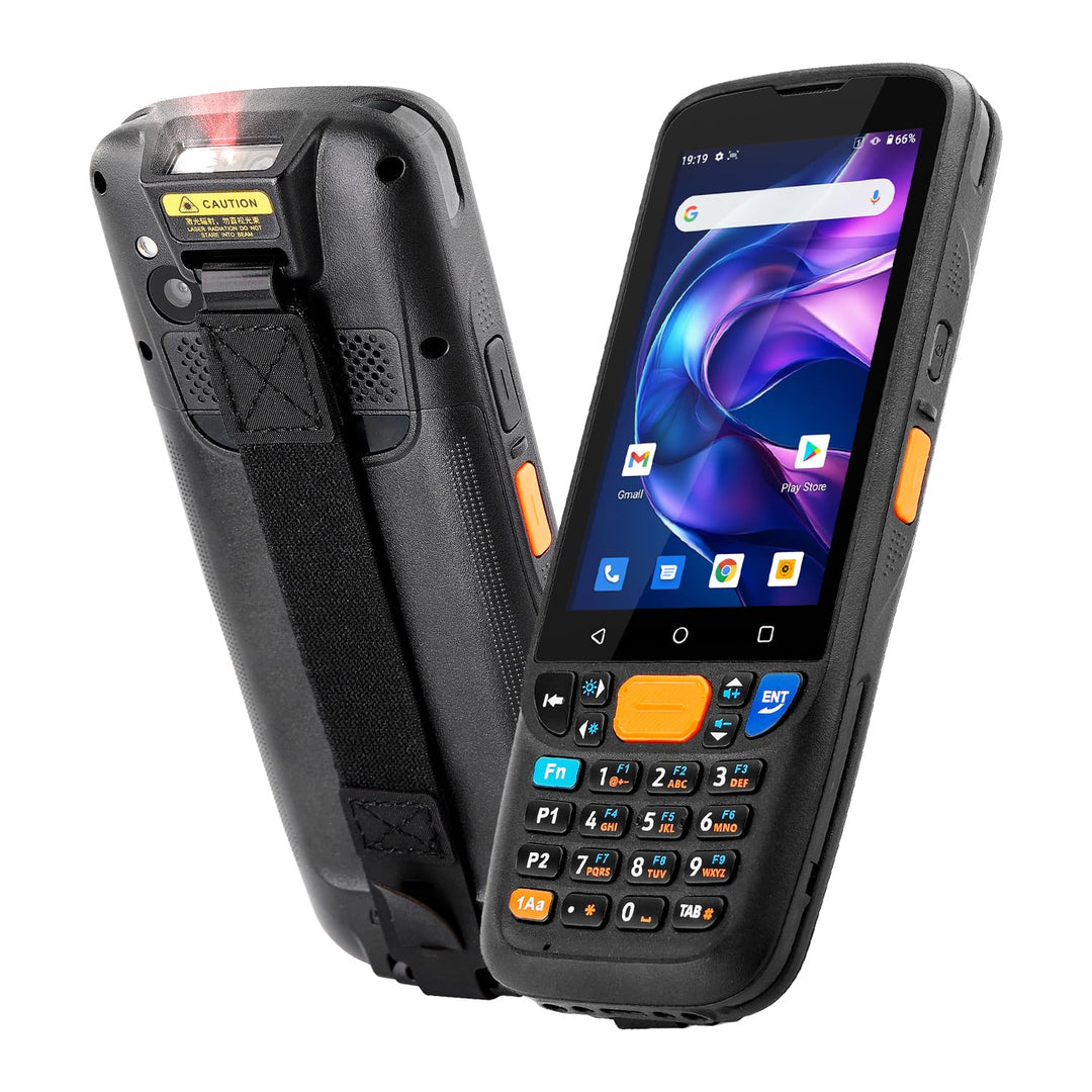 NETUM Android 11 Hand-Barcode-Scanner Q500, 4 + 64 GB mobiler Computer, Honeywell HS7 1D 2D Barcode-
